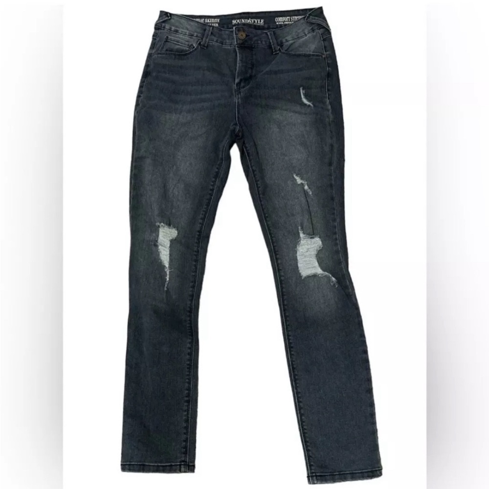 SoundStyle Distressed Jamie Skinny Slim And Sleek Jeans Size 6 Comfort Stretch